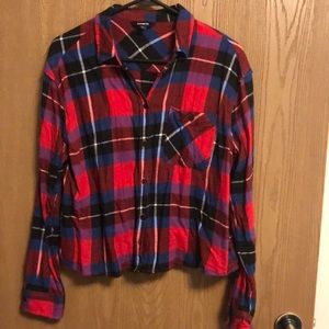 Express Flannel Top
